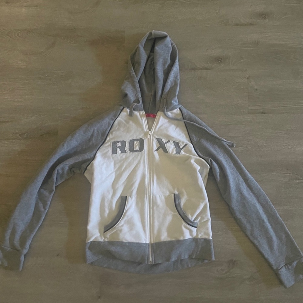Roxy zip up hoodie for women size medium